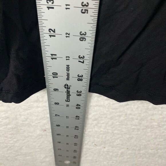 Calvin Klein Swim Cover-Up Women's L/XL Black Rayon Surplice Neck Racerback 9862 - Picture 6 of 10